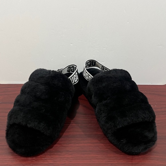 Ugg Fluff Yeah Slide, 1095119, Black - Picture 10 of 12